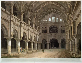 Interior of the Palace, Madura, plate XV from 